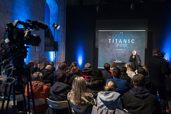 TITANIC: Pressekonferenz für die Eröffnung des TITANIC Panoramas