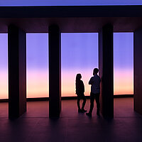 Panorama exhibition: portico at the Telephus, photo Tom Schulze © asisi